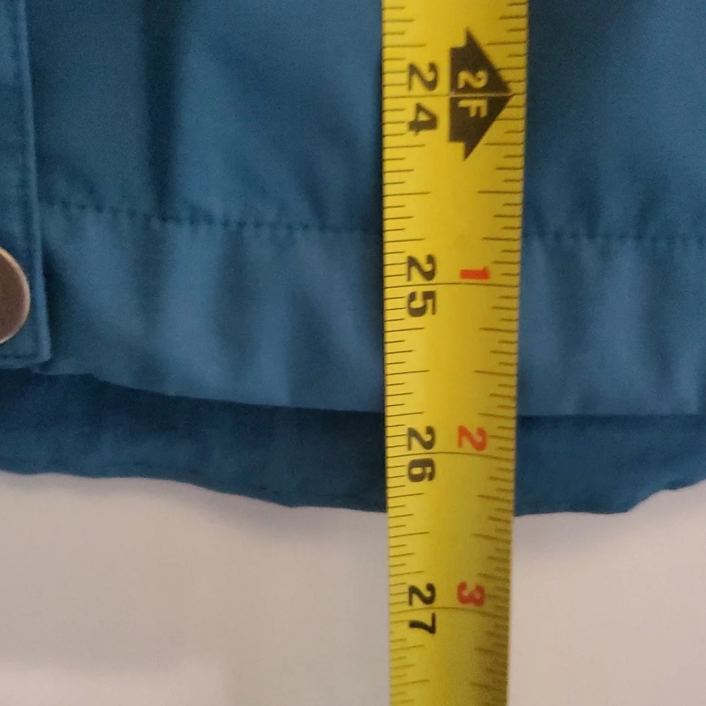 Rei Co-Op Peak 2.5L Rain Jacket Size Small Womens Blue/Green - Picture 15 of 15